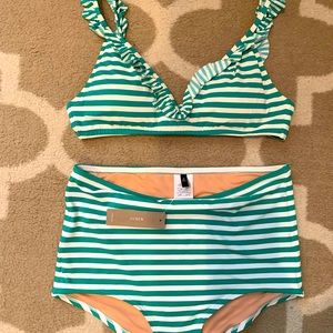 J. Crew two-piece swimsuit